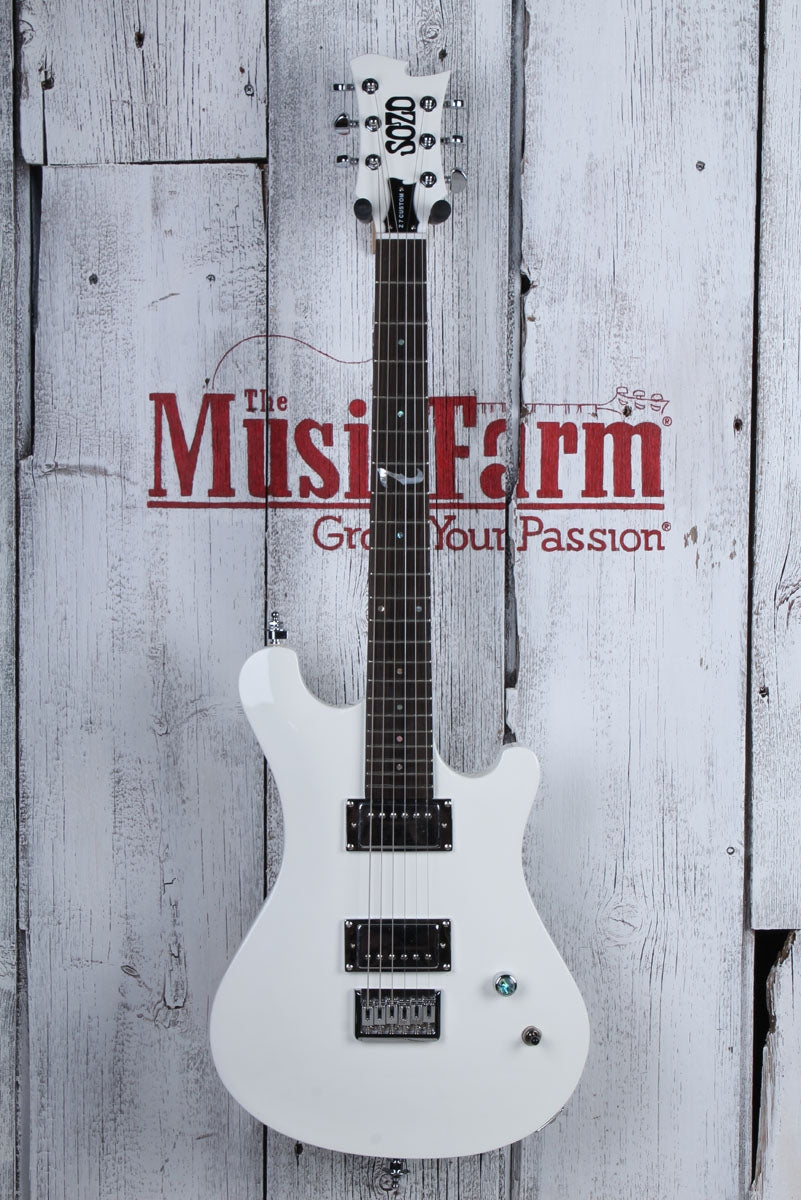Sozo Z Series Z7CUSTOM Z7 Custom Electric Guitar Snow White with Hardshell Case