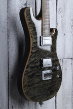 Sozo Z Series Z7TBQ Electric Guitar Trans Black Quilt Maple Top w Hardshell Case