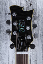 Sozo Z Series Z7TBQ Electric Guitar Trans Black Quilt Maple Top w Hardshell Case