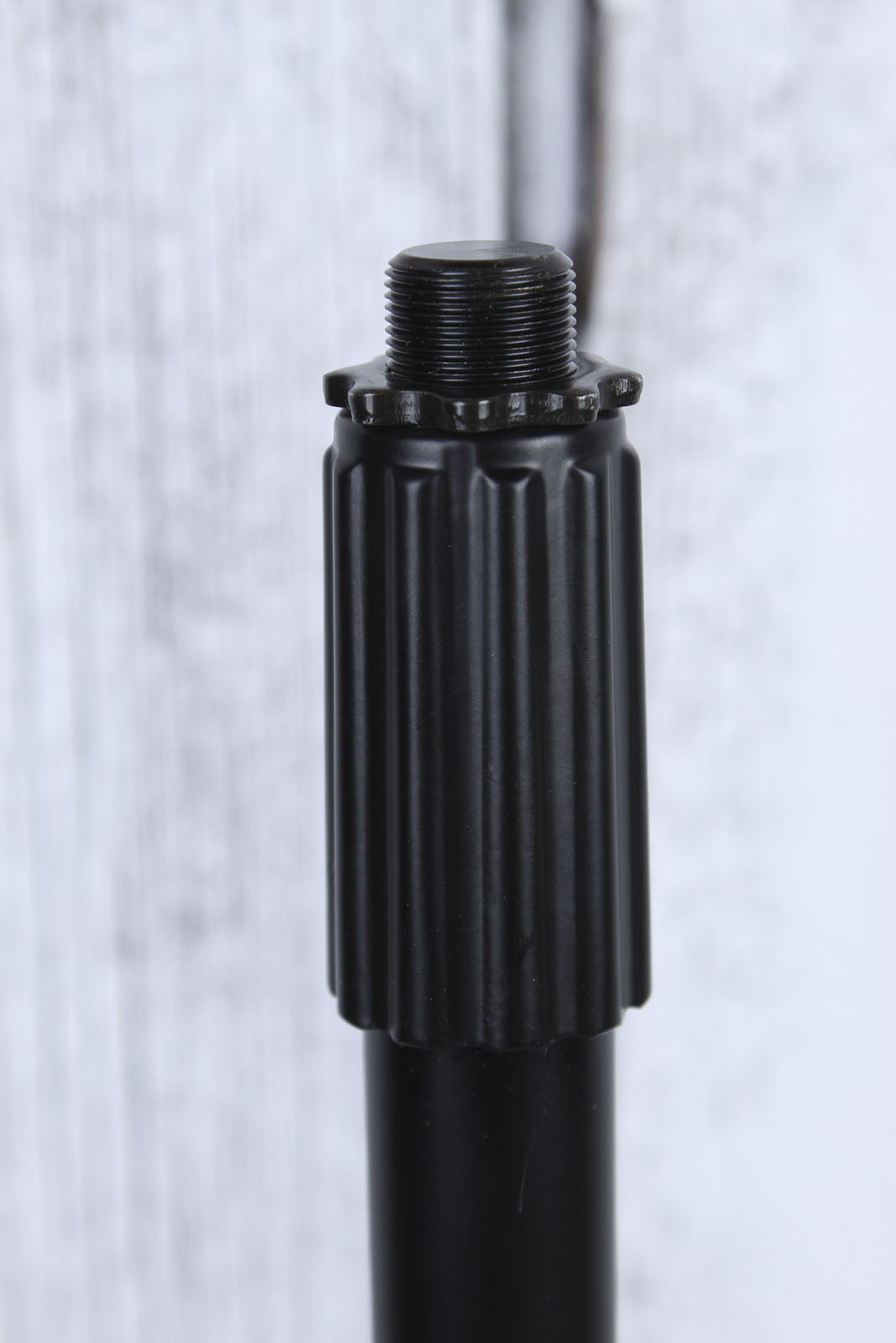 On Stage Round Base Microphone Mic Stand Adjustable Height Black Finish MS7201B