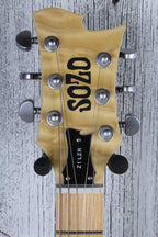 Sozo Z Series Z1LZRNA Electric Guitar Laser Etched Natural with Hardshell Case