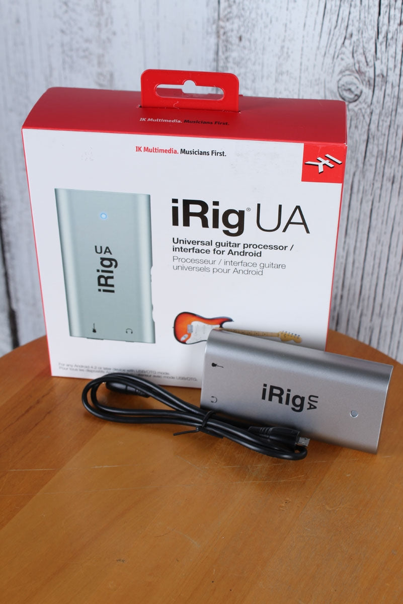 IK Multimedia iRig UA Universal Guitar Effects Processor Interface for  Android