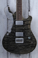 Load image into Gallery viewer, Sozo Z Series Z7TBQ Electric Guitar Trans Black Quilt Maple Top w Hardshell Case