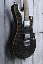 Sozo Z Series Z7TBQ Electric Guitar Trans Black Quilt Maple Top w Hardshell Case
