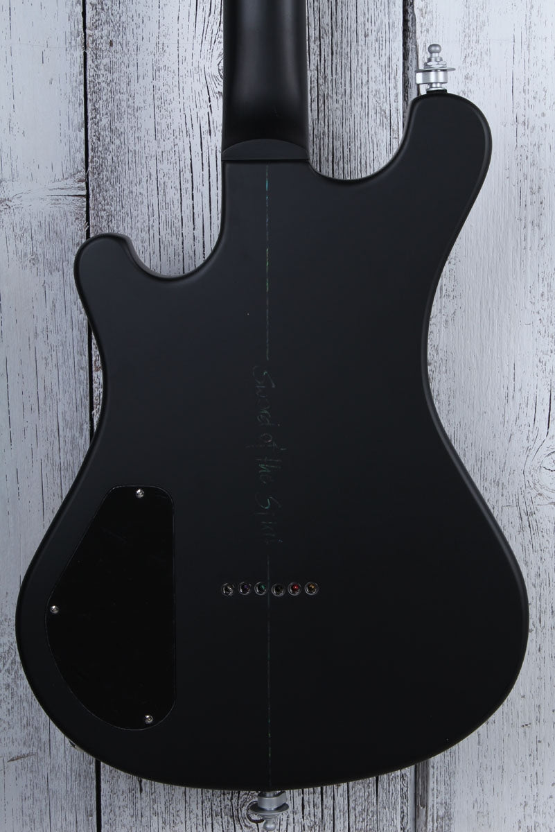 Sozo Z Series Z7TBQ Electric Guitar Trans Black Quilt Maple Top w Hardshell Case