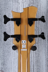 Sozo Z Series Render 4 String Electric Bass Guitar Maple Burl w Hardshell Case