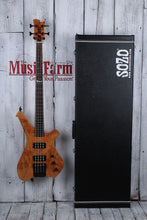 Load image into Gallery viewer, Sozo Z Series Render 4 String Electric Bass Guitar Maple Burl w Hardshell Case