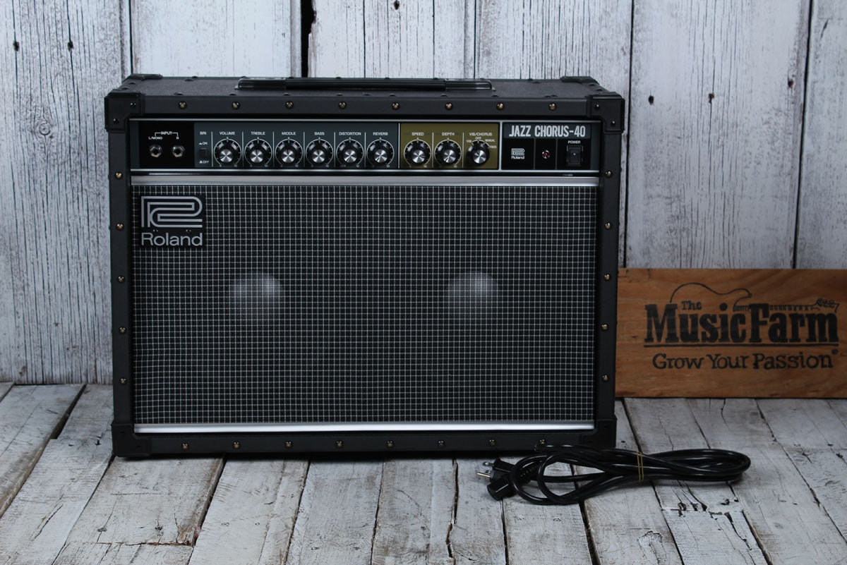 Roland JC-40 Jazz Chorus Electric Guitar Amplifier 40 Watt 2 x 10 Combo Amp w FX Secondary image