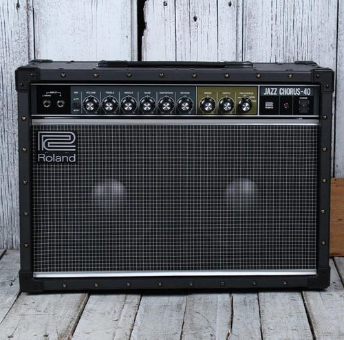 Roland JC-40 Jazz Chorus Electric Guitar Amplifier 40 Watt 2 x 10 Combo Amp w FX