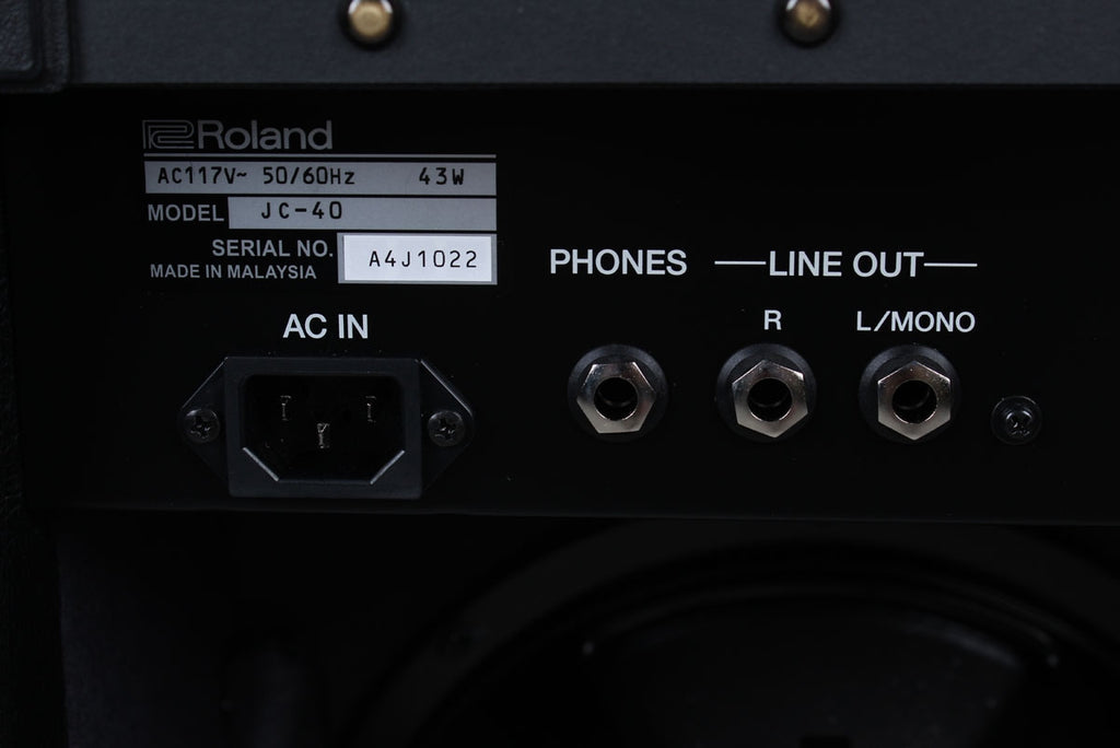 Roland JC-40 Jazz Chorus Electric Guitar Amplifier 40 Watt 2 x 10 Combo Amp w FX