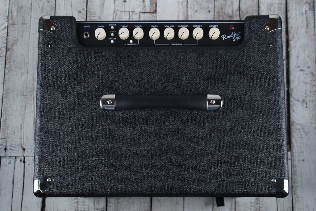 Fender Rumble 200 Electric Bass Guitar Combo Amplifier 200 Watt 1 x 15 Amp