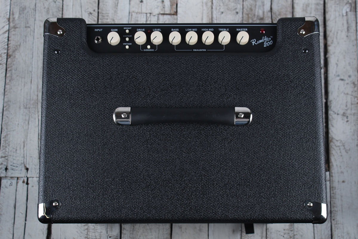 Fender Rumble 200 Electric Bass Guitar Combo Amplifier 200 Watt 1 x 15 Amp