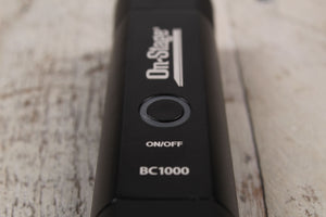 On Stage BC1000 XLR Bluetooth Receiver with Rechargeable Battery and USB Cable