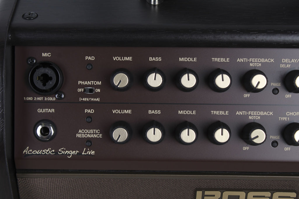 Boss Acoustic Singer Live Acoustic Guitar & Vocal Amplifier 60W Amp w Footswitch