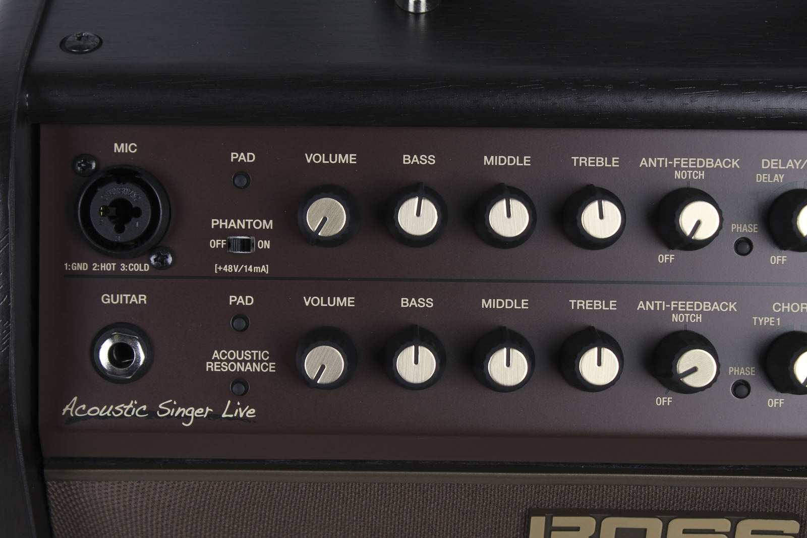 Boss Acoustic Singer Live Acoustic Guitar & Vocal Amplifier 60W Amp w Footswitch