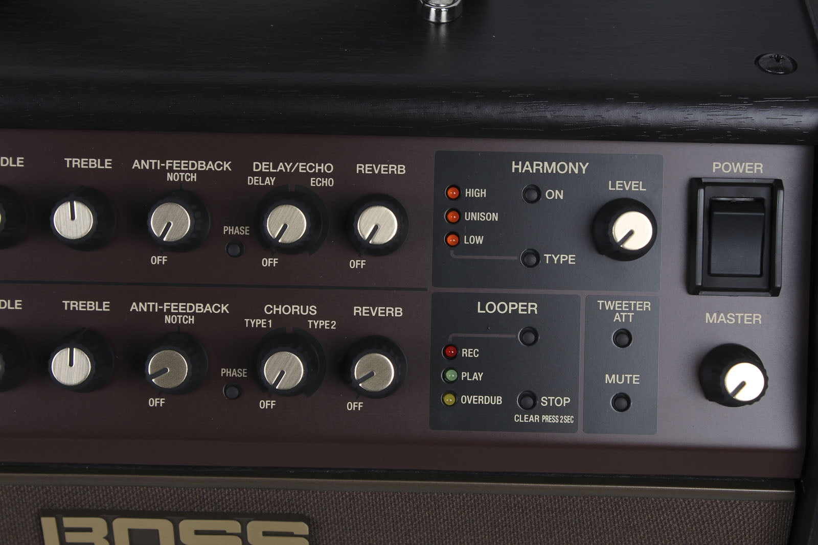 Boss Acoustic Singer Live Acoustic Guitar & Vocal Amplifier 60W Amp w Footswitch