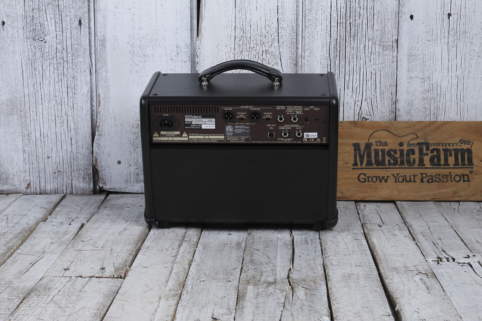 Boss Acoustic Singer Live Acoustic Guitar & Vocal Amplifier 60W Amp w Footswitch