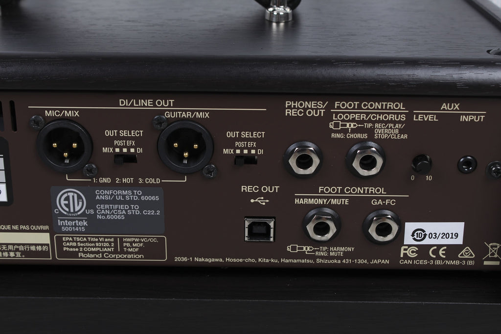 Boss Acoustic Singer Live Acoustic Guitar & Vocal Amplifier 60W Amp w Footswitch