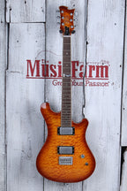 Sozo Z7 Electric Guitar Quilt Maple Top Honeyburst with Hardshell Case Z7HBQV2