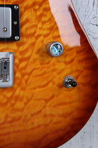 Sozo Z7 Electric Guitar Quilt Maple Top Honeyburst with Hardshell Case Z7HBQV2