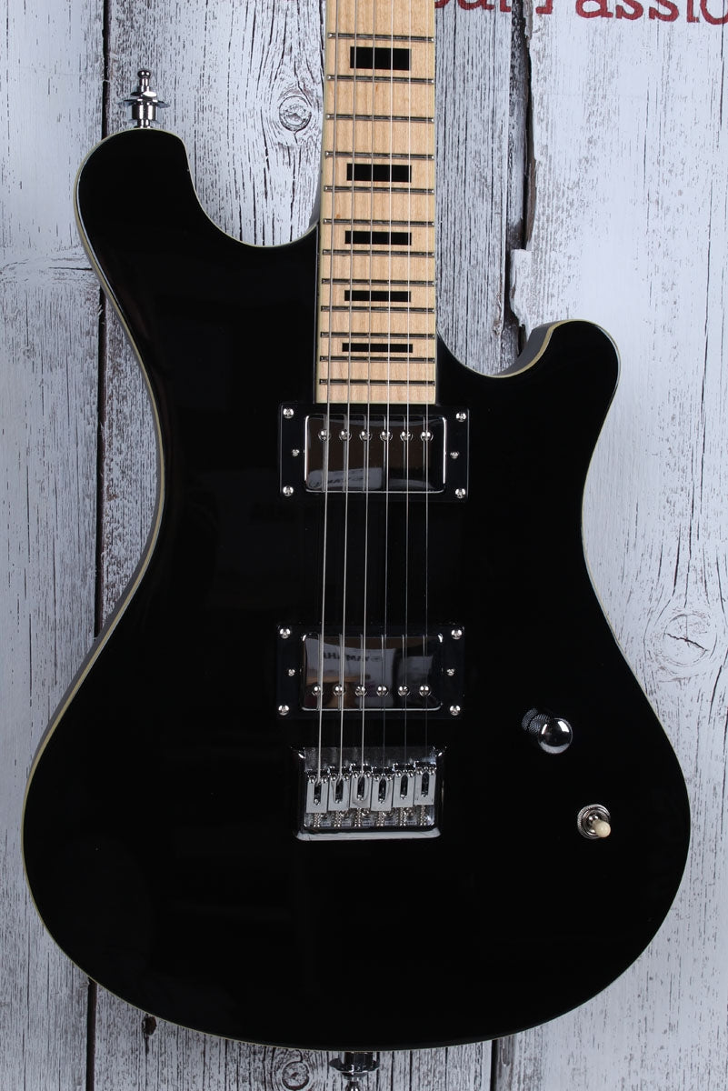 Sozo Z Series ZCBKV2 Double Cut Electric Guitar Classic Black w Hardshell Case