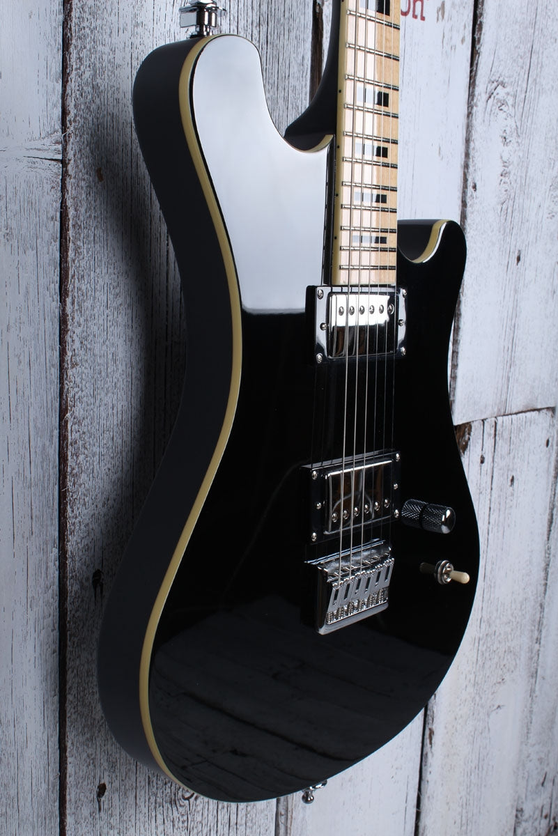 Sozo Z Series ZCBKV2 Double Cut Electric Guitar Classic Black w Hardshell Case