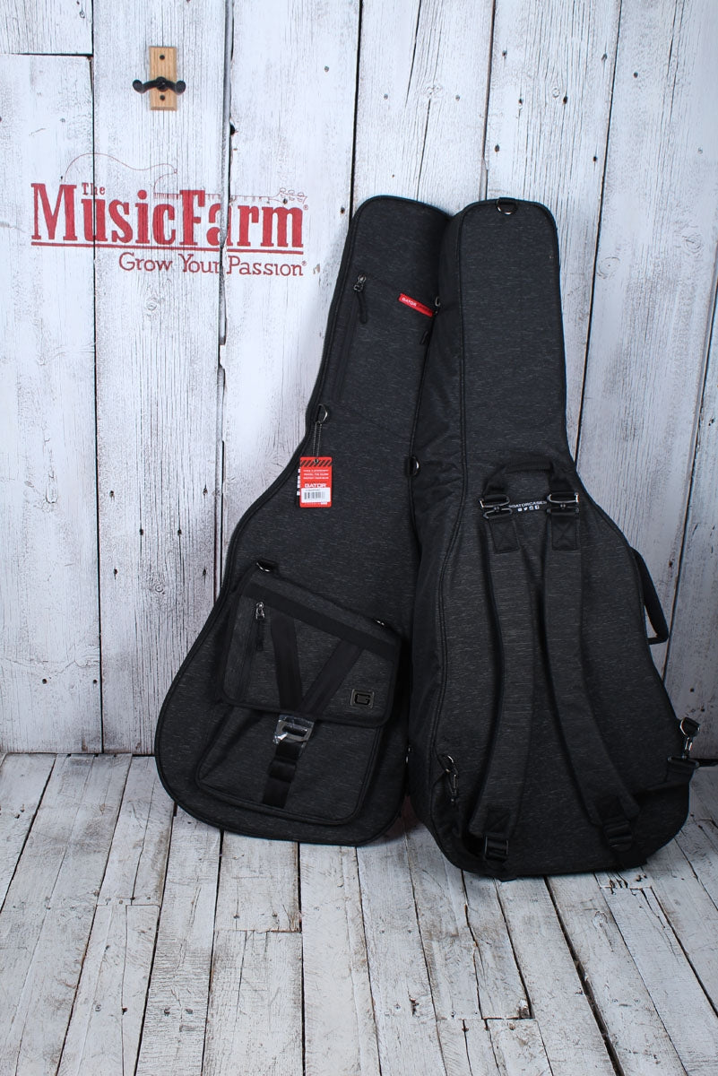 Gator Transit Series Acoustic Guitar Gig Bag Charcoal Black GT-ACOUSTIC-BLK