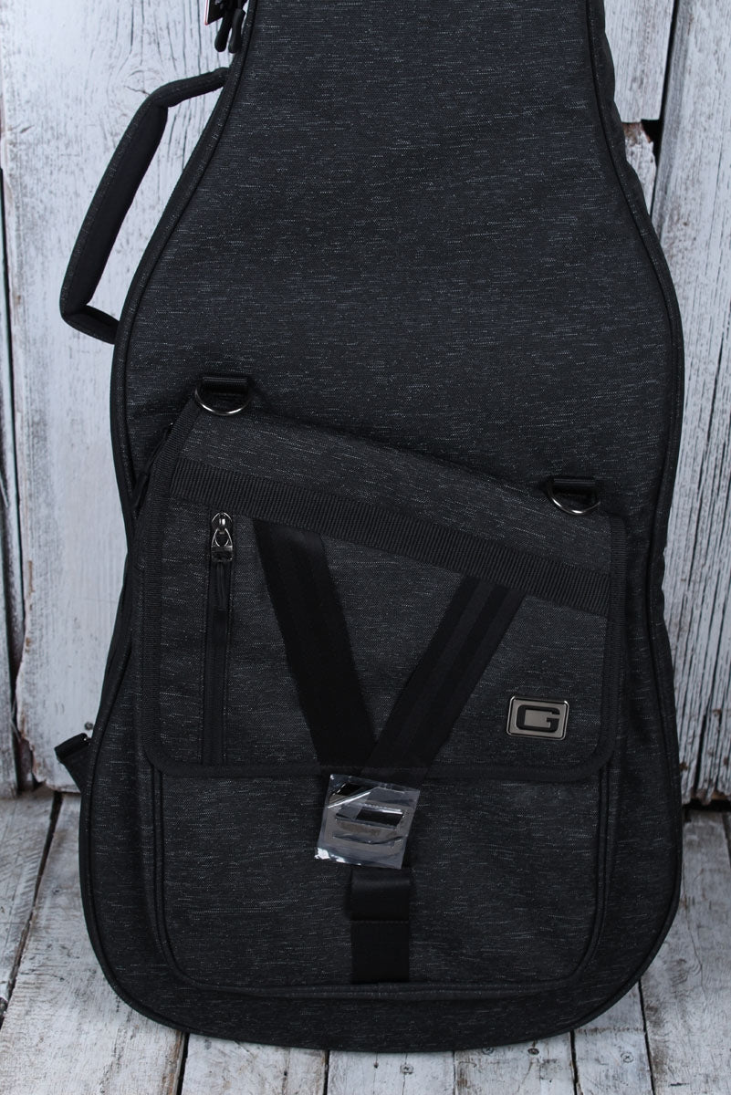 Gator Transit Series Bass Guitar Gig Bag with Charcoal Black Exterior