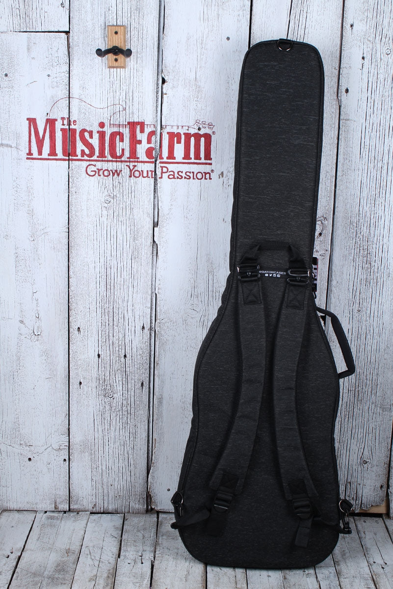 Gator Transit Series Bass Guitar Gig Bag with Charcoal Black Exterior
