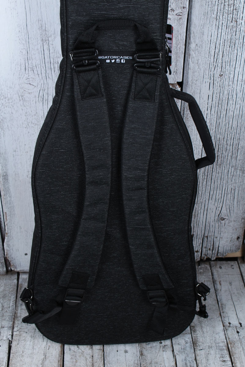 Gator Transit Series Bass Guitar Gig Bag with Charcoal Black Exterior