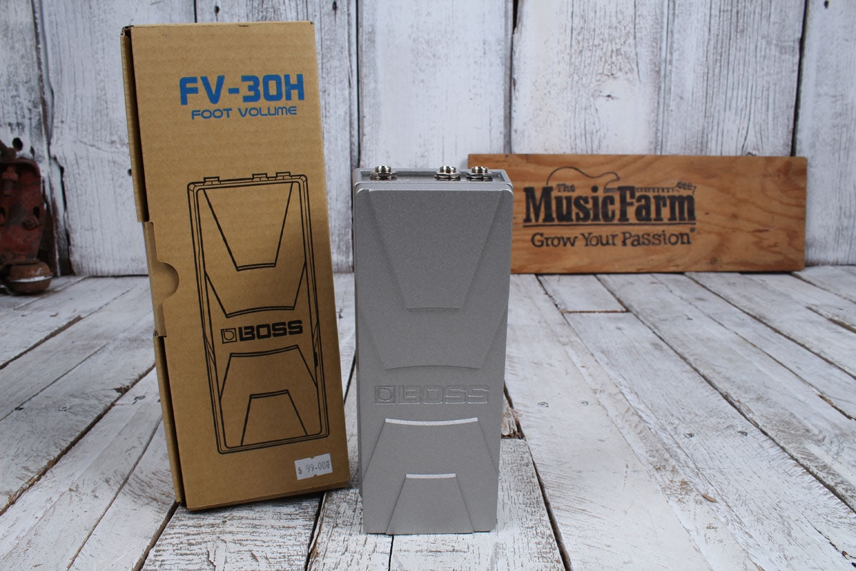 Boss FV-30H Electric Guitar Foot Volume Effects Pedal Aluminum Die Cast FV30H