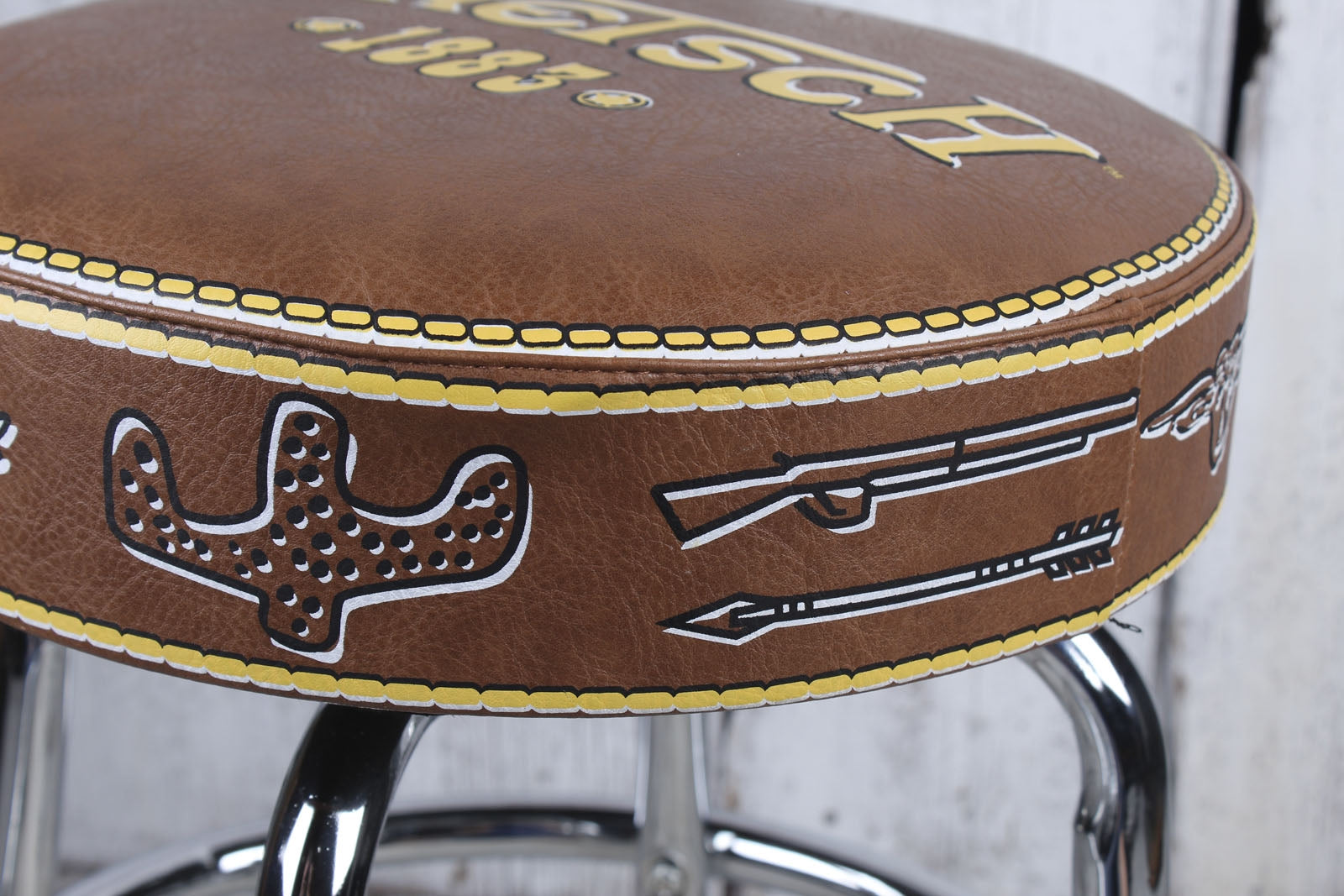 Gretsch Guitars "Since 1883" Barstool 30 Inch Tall 360 Degree Swivel Bar Stool