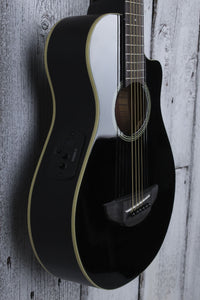 Yamaha 3/4 Travel Size Acoustic Electric Guitar Black APXT2 BL with Gig Bag