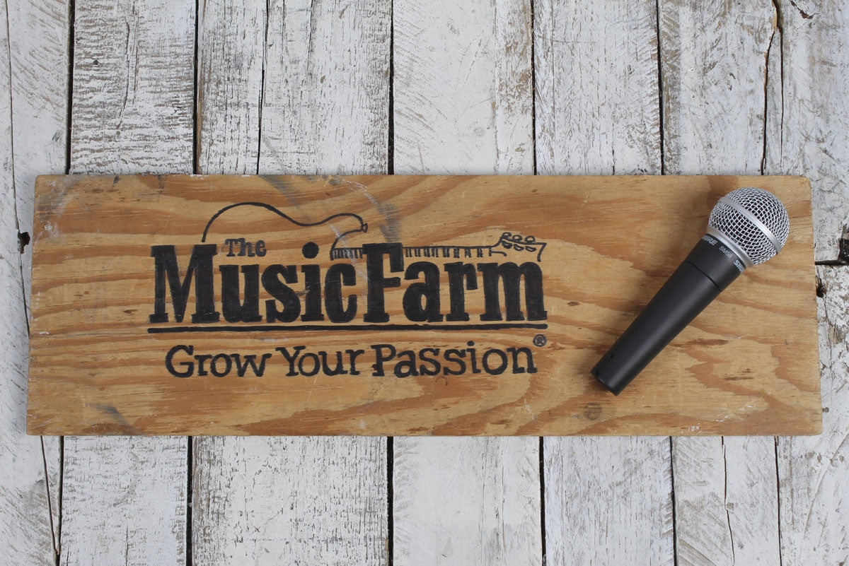 Shure SM58 Dynamic Vocal Microphone Cardioid Pickup Pattern with Clip and Pouch