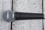 Shure SM58 Dynamic Vocal Microphone Cardioid Pickup Pattern with Clip and Pouch