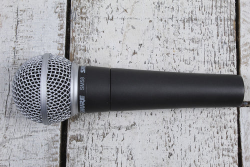 Shure SM58 Dynamic Vocal Microphone Cardioid Pickup Pattern with Clip and Pouch