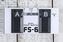 Load image into Gallery viewer, Boss FS-6 Dual Foot Switch Electric Guitar Effect Foot Controller Selector Pedal