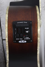 Load image into Gallery viewer, Kala Tenor Archtop Tobacco Burst Satin Ukulele Acoustic Electric Uke KA-JTE/2TS