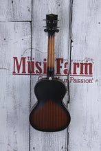 Load image into Gallery viewer, Kala Tenor Archtop Tobacco Burst Satin Ukulele Acoustic Electric Uke KA-JTE/2TS
