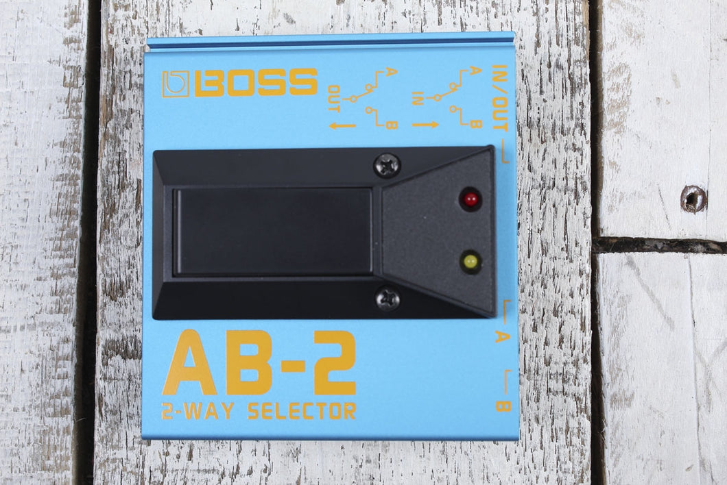 Boss AB-2 2 Way Selector Pedal Electric Guitar Footswitch with Silent Switching