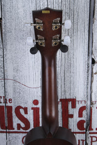 Kala Satin Mahogany Soprano Ukulele Bundle KA-15S w Gig Bag Tuner Strings Strap