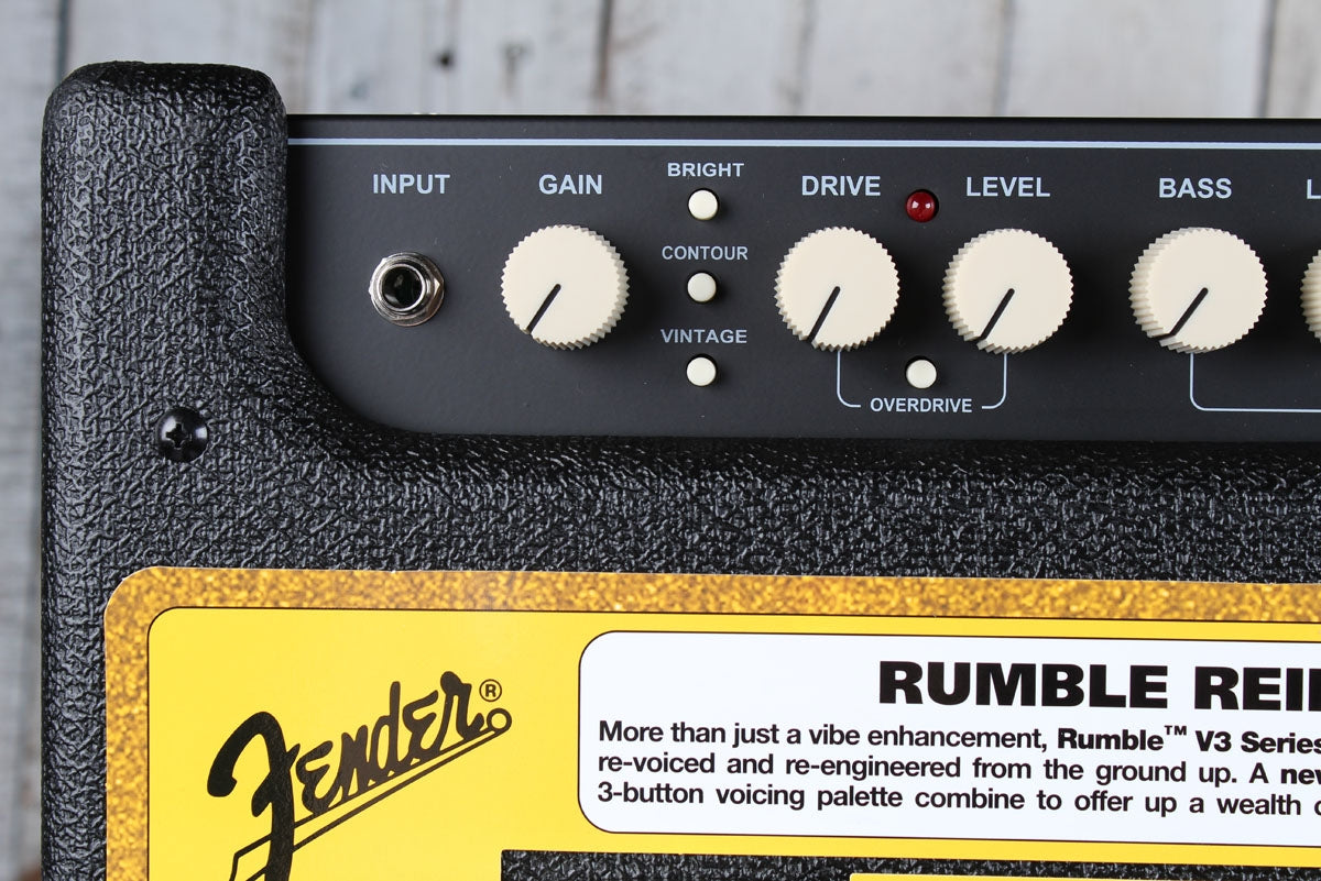 Fender® Rumble 40 Bass Electric Guitar Amplifier 40 Watt 1 x 10