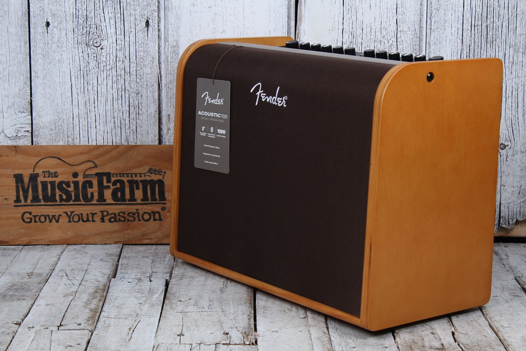 Fender® Acoustic 100 Acoustic Guitar Amplifier 100 Watt 1 x 8 Amp with Bluetooth