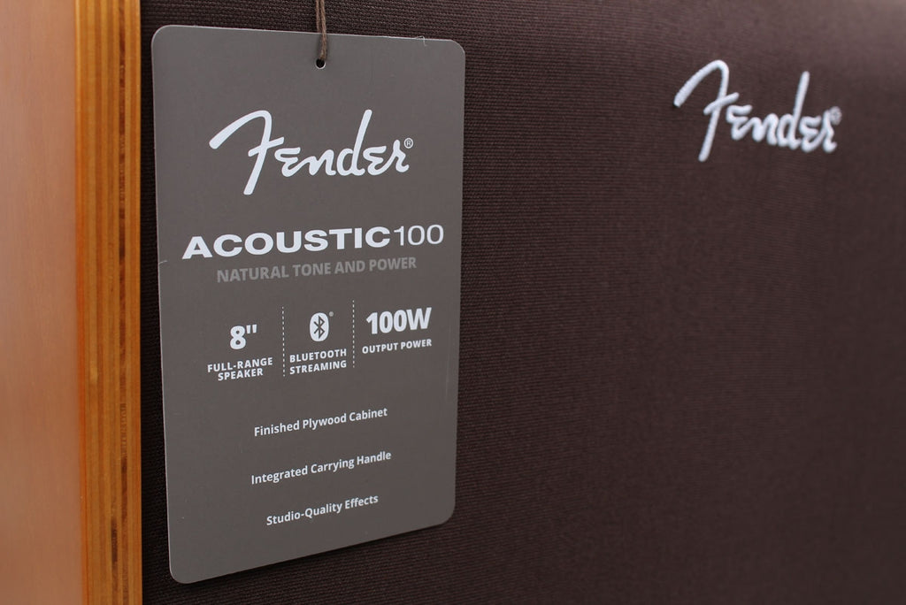 Fender® Acoustic 100 Acoustic Guitar Amplifier 100 Watt 1 x 8 Amp with Bluetooth