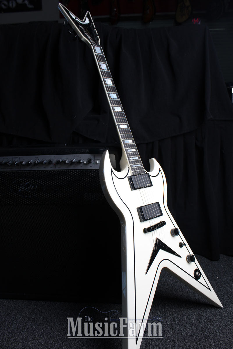 Dean USA Zakk Wylde Split Tail Prototype Pearl White NAMM 2007 Guitar with CASE Main image