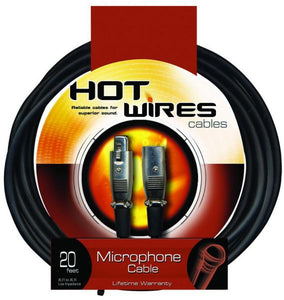 Hot Wires Microphone Cable - 20Ft - XLR-XLR