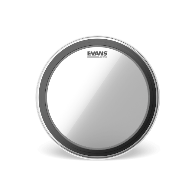 Evans EMAD Clear Bass Drum Head, 22 Inch