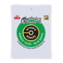 Load image into Gallery viewer, Martin MA140S Marquis Silked 80/20 Bronze Acoustic Guitar Strings - Light