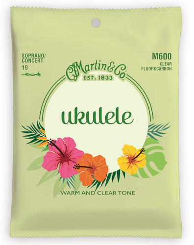 Martin Ukulele Strings Clear Fluorocarbon