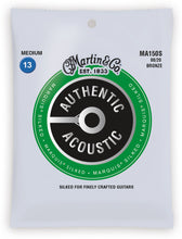 Load image into Gallery viewer, Martin MA150S Marquis Silked 80/20 Bronze Acoustic Guitar Strings - Medium